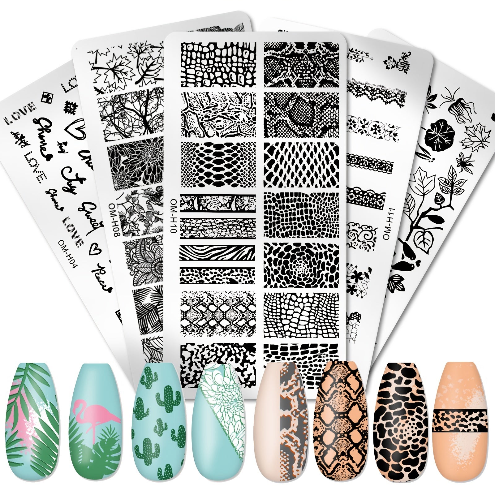 Nail enhancement printing template pattern transfer tool
